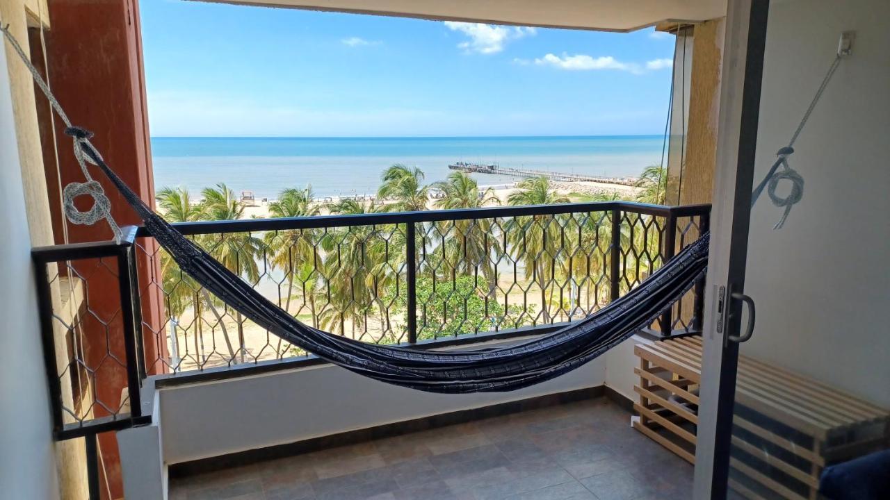 Riohacha III Apartamento Comodo Y Seguro Perfectos Para Trabajar O Vacacionar Con Balcon Frente Al Malecon Bagian luar foto