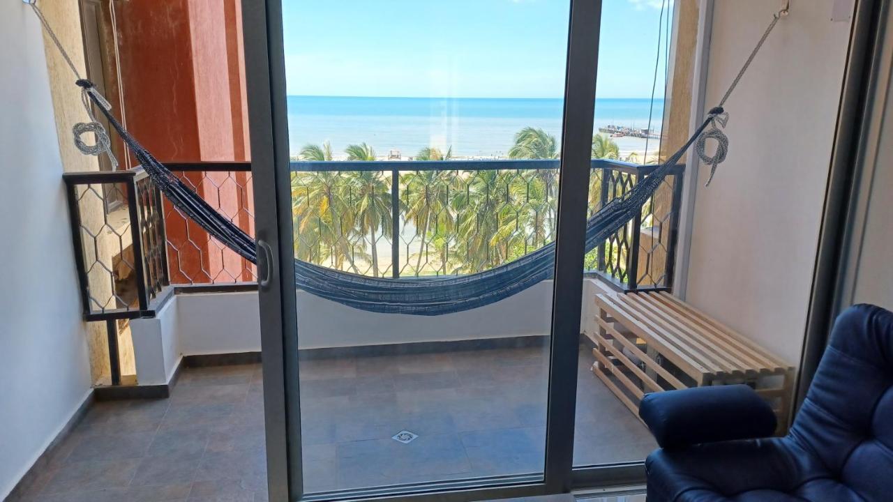 Riohacha III Apartamento Comodo Y Seguro Perfectos Para Trabajar O Vacacionar Con Balcon Frente Al Malecon Bagian luar foto